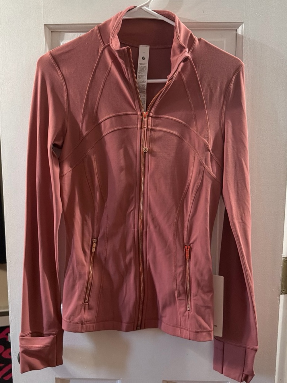 lululemon athletica Dusty Rose Zip-Up Define Jacket